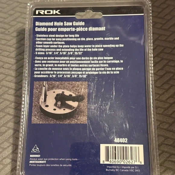 NEW ROK Diamond Hole Saw Guide - Picture 3 of 4
